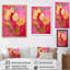 Harmony II feuilles roses et or-116347303-116347310