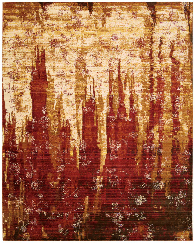 Straun Ikat Indoor Rug, Rectangle 8'6" x 11'6"