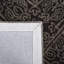 Tapis oriental gris foncé en laine / coton touffeté à la main Dip Dye-2101698954