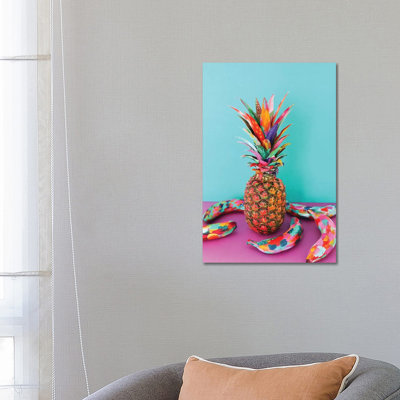 Ananas & bananes par EttaVee-impression d’art graphique