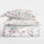 Ensemble d'édredon en duvet synthétique à rayures florales Meadow-133426695