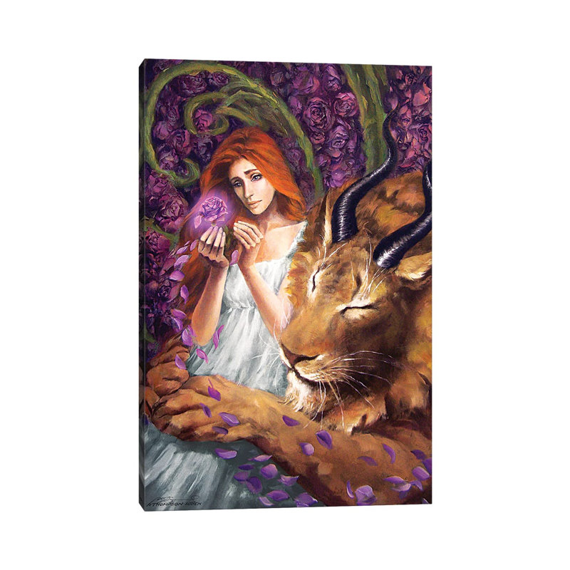 Beauty & The Beast by Ruth Thompson - No Frame Gallery-Wrapped Canvas Giclée on Canvas