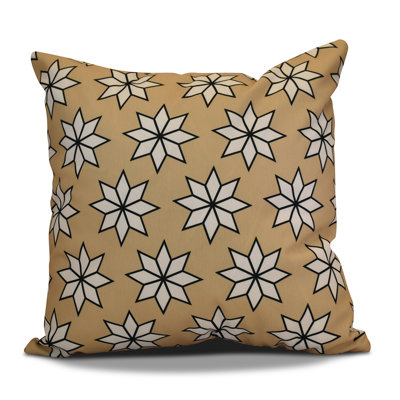 Holiday Wishes Geometric Reversible Throw Pillow