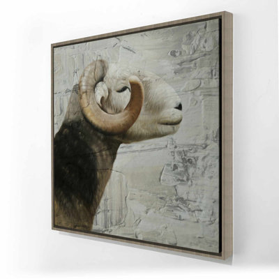 Toile encadrée pour la chambre des animaux Aries | Décoration intérieure