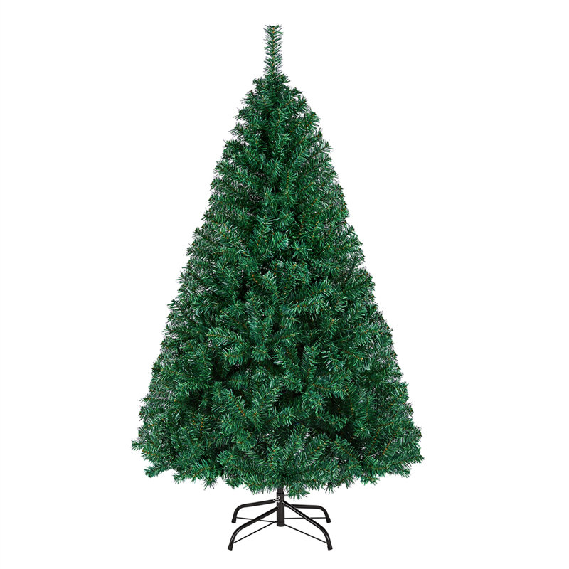 Artificial Fir Christmas Tree, 4.99ft H x 3.35ft W x 3.35ft D
