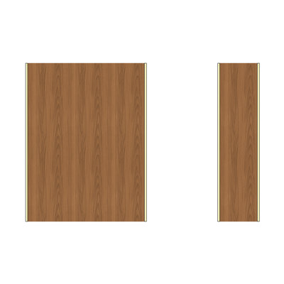 Ocean Dune Pre-Designed 96" x 96" TV Wall Panel Kit with LED Lighting