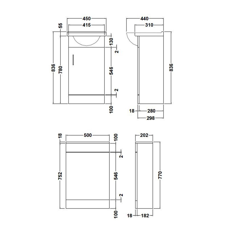 Toilet & Basin Suite