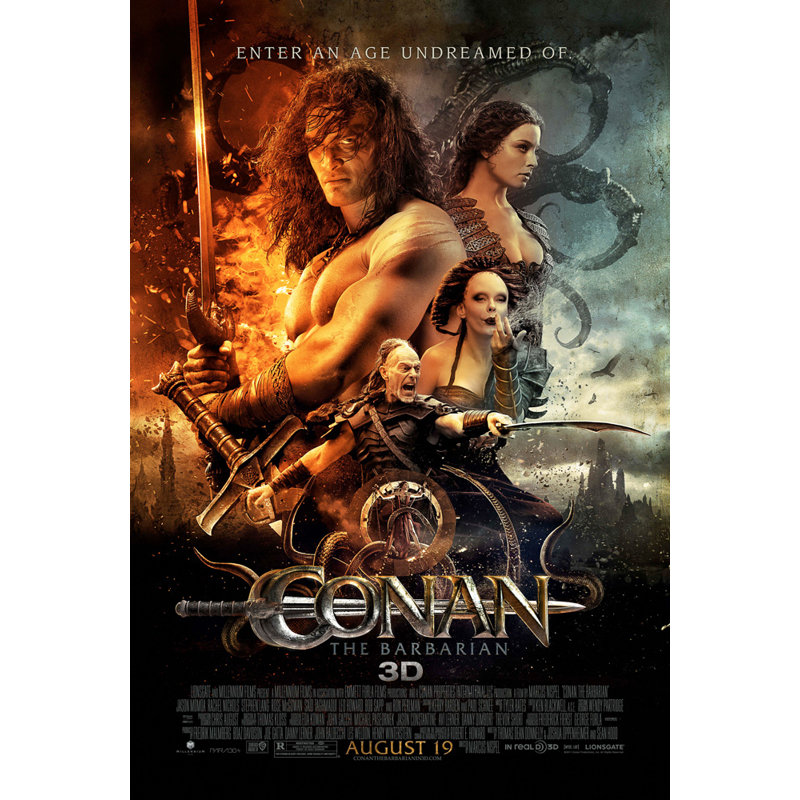 Conan le Barbare, H 40 po x l 27 po