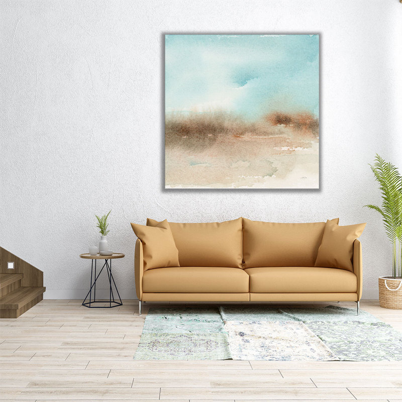 «Desert Landscape II», reproduction d'art sur toile, H 12 po x l 12 po