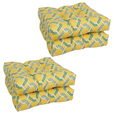 Coussin de siège d'extérieur 4 pièces Breakwater Bay