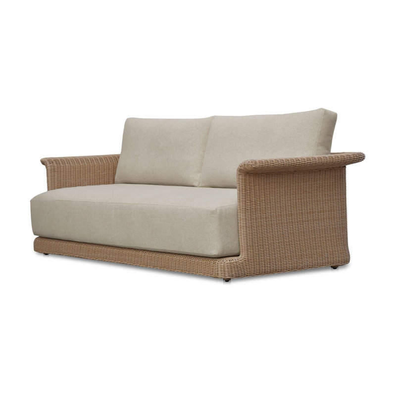 Canapé d'extérieur Casserly Meredith, Beige, Brun