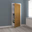 Trent Solid Oak Internal Door Unfinished-20633057
