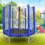 Mcneal Freeport Park 152.4cm Round Backyard Trampoline with Safety Enclosure-250958317