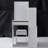 29.2" Small Space Left Bedside Cabinet Vanity Table + Cushioned Stool-1907936228