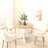 Oval Expandable Dining Table For , 59X43 Inch With Detachable Leaf, White Oak Look Room, Removable Gracefulness,