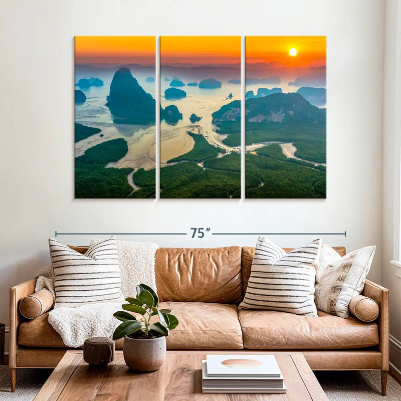 Rorry Phang Nga Bay Sunrise, 42" H x 65" W