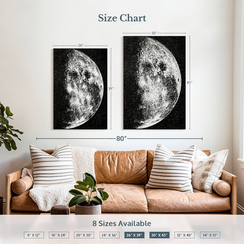 Oberle Half Moon, 39" H x 26" W