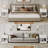 23.6” Tall Modern End Table With Large Drawer And Shelf, Nightstand Set With Gold Handle-1848384987