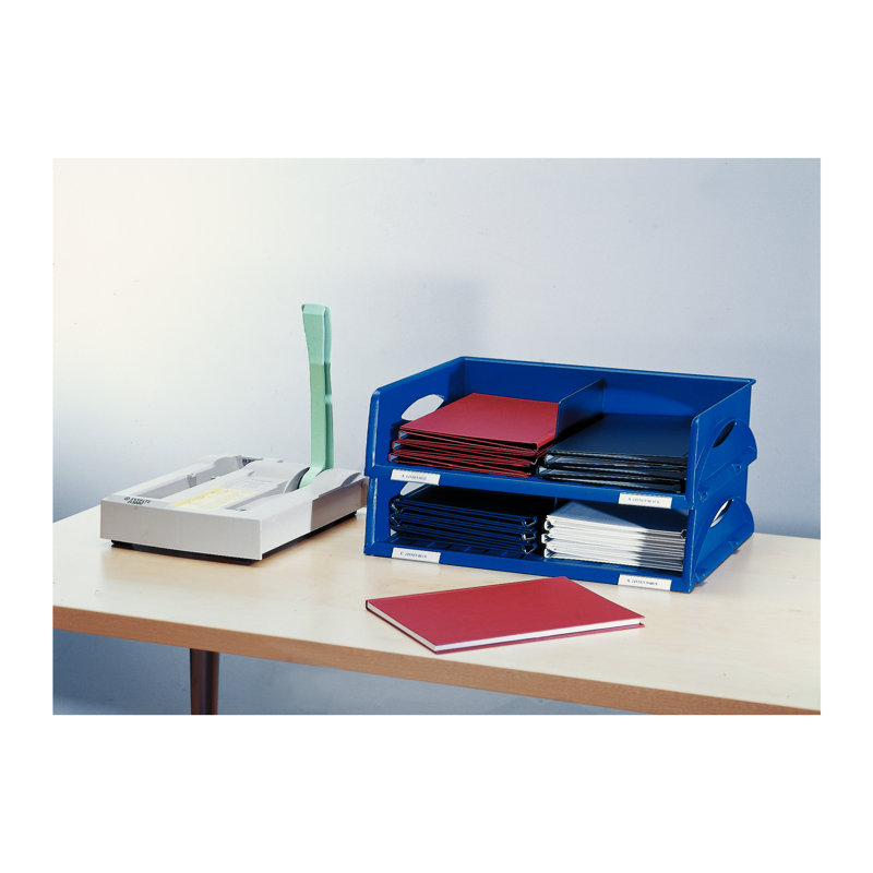 Plastic Paper Organiser, Blue