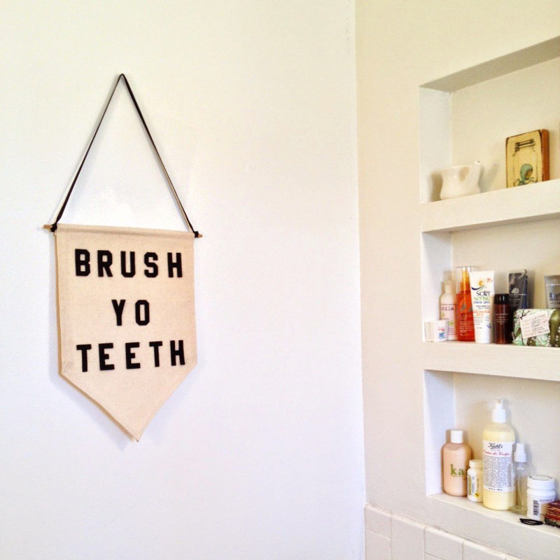 Tenture murale Canvas Brush You T dents