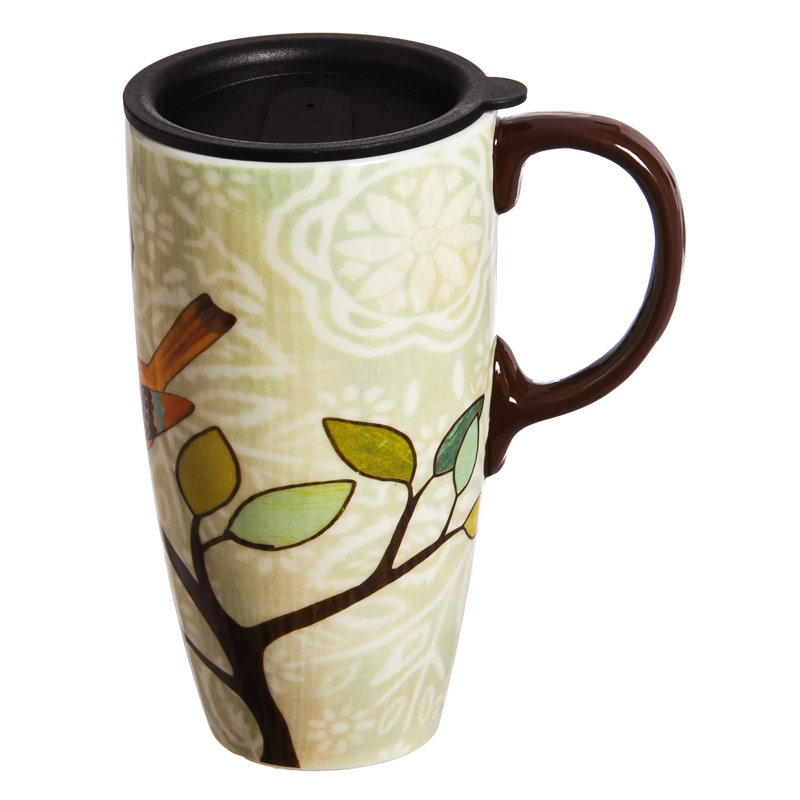 Darby Home Co Kirkwall Insulated Ceramic Travel Mug with
