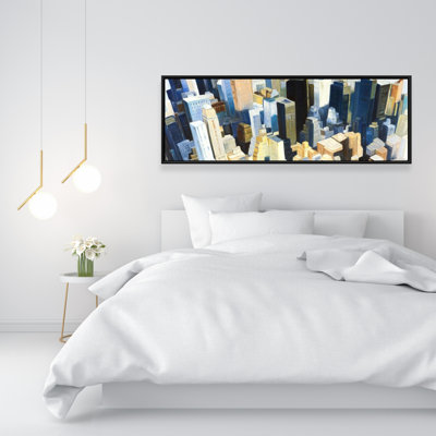 Manhattan View Empire State Building Canvas - Bedroom Decor