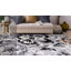 Tapis gris / argenté / noir Rooshi-33381050