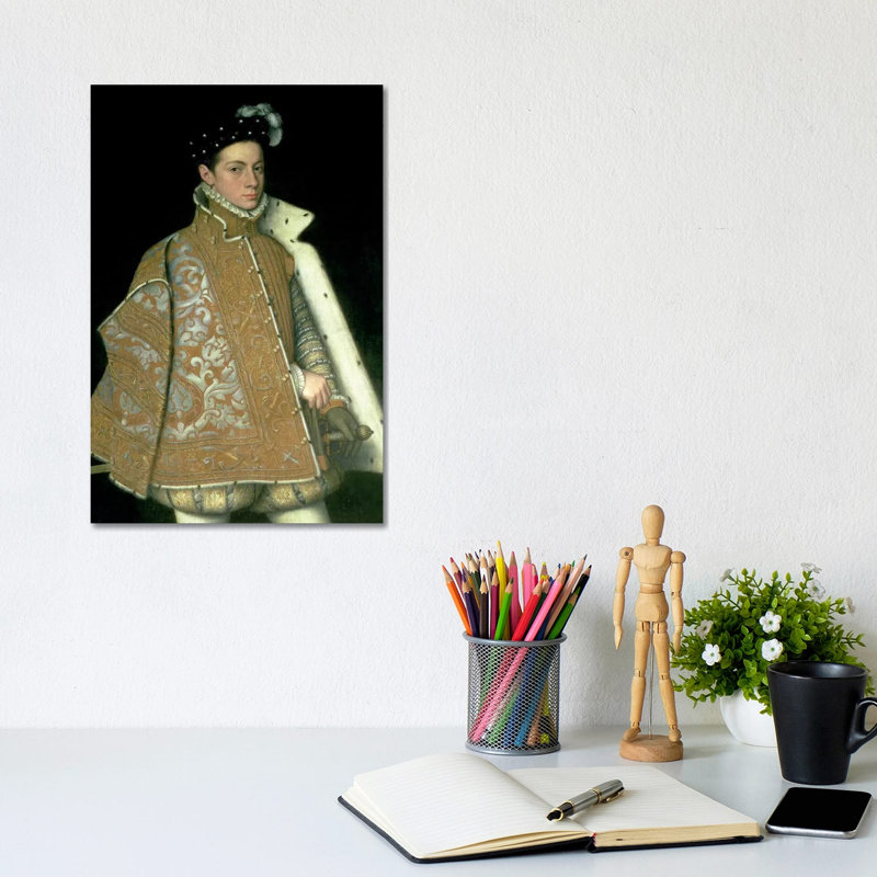 Alessandro Farnese, Son Of Margaret Of Parma And Ottavio Farnese (Duke Of Parma), C.1561 by Sofonisba Anguissola - Wrapped Canvas Print
