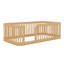 Structure de lit en bois avec clôture-223364307