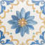 Carreau en porcelaine à motif italien 8 "x 8" Monastère-125361093