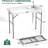 42.5" Fish Cleaning Table With Sink, Folding Outdoor Camping Table