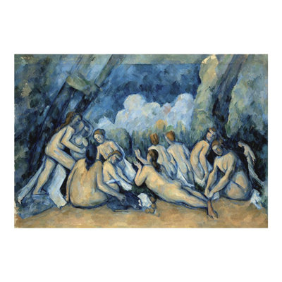 «The Bathers» par Paul Cézanne, estampe numérique