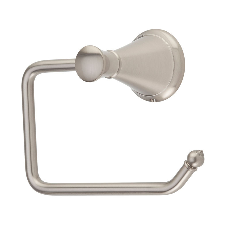 Saxton Toilet Tissue Holder, Brushed Nickel