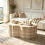 Ensemble de 2 tables basses rondes