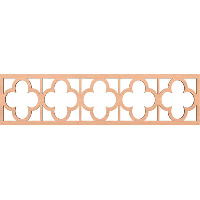 47"W x 12"H x 3/8"T Woodall Fretwork Moulding, Alder
