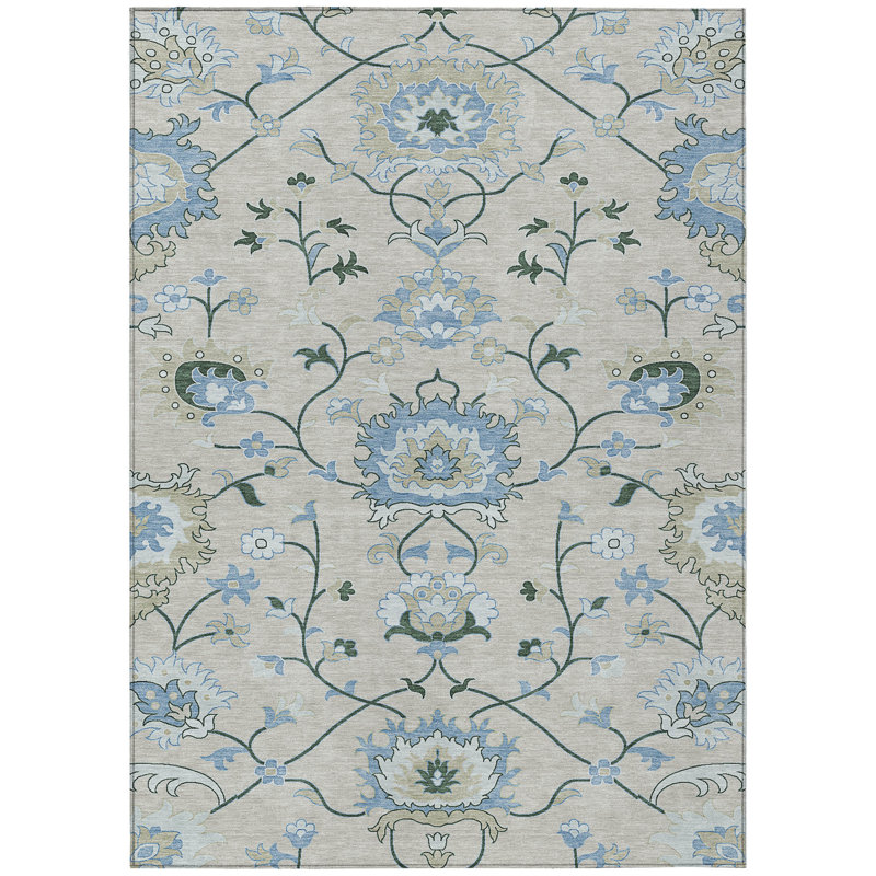 Machine Washable Indoor/Outdoor Chantille ACN2291 Global Rug, Rectangle 8' x 10'