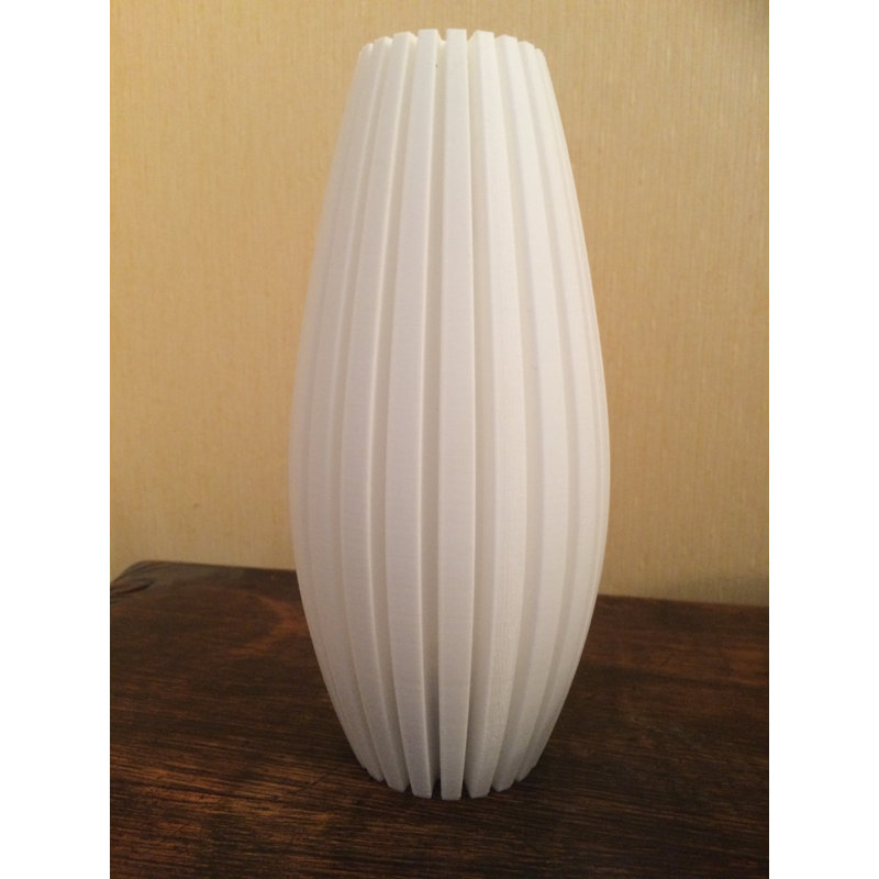 Geoffroy Handmade Table Vase, White