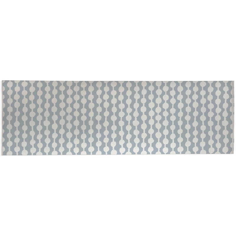 Dot Tied Non-Slip Outdoor Rug, Runner 2'6" x 8'