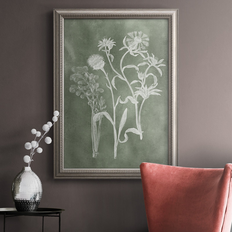 «Sage Impressions II», peinture sur toile encadrée, H 20 po x l 16 po x P 2,5 po