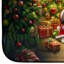 Shih Tzu and Santa Claus Dish Drying Mat