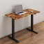Base en métal avec bureau réglable en hauteur N 48 po Naitik-1207649200