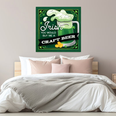 Art contemporain fantaisiste irlandais bière irlandaise