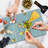 Ambesonne Hunting Cutting Board Large Attention Deer Multicolor