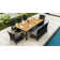 Alvydas Rectangular 8 - Person 82.75" Long Dining Set with Cushions