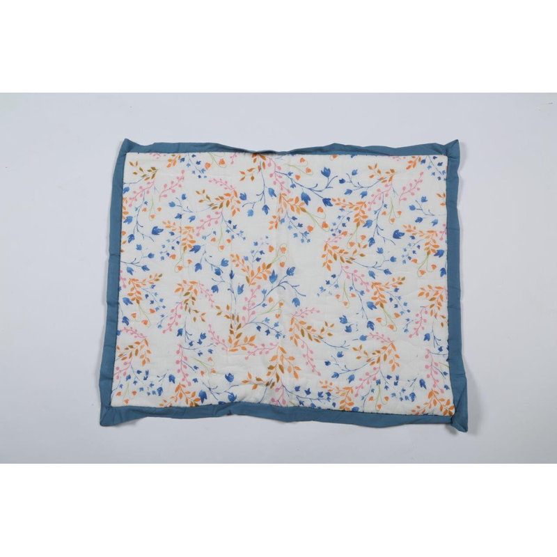 Cotton Geometric Shapes Quilt, Queen Quilt + 2 Shams