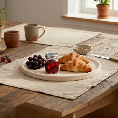 Natural travertine tray, a great home décor item, suitable for kitchens and coffee tables, decorative marble bathroom tray, luxury vanity tray.