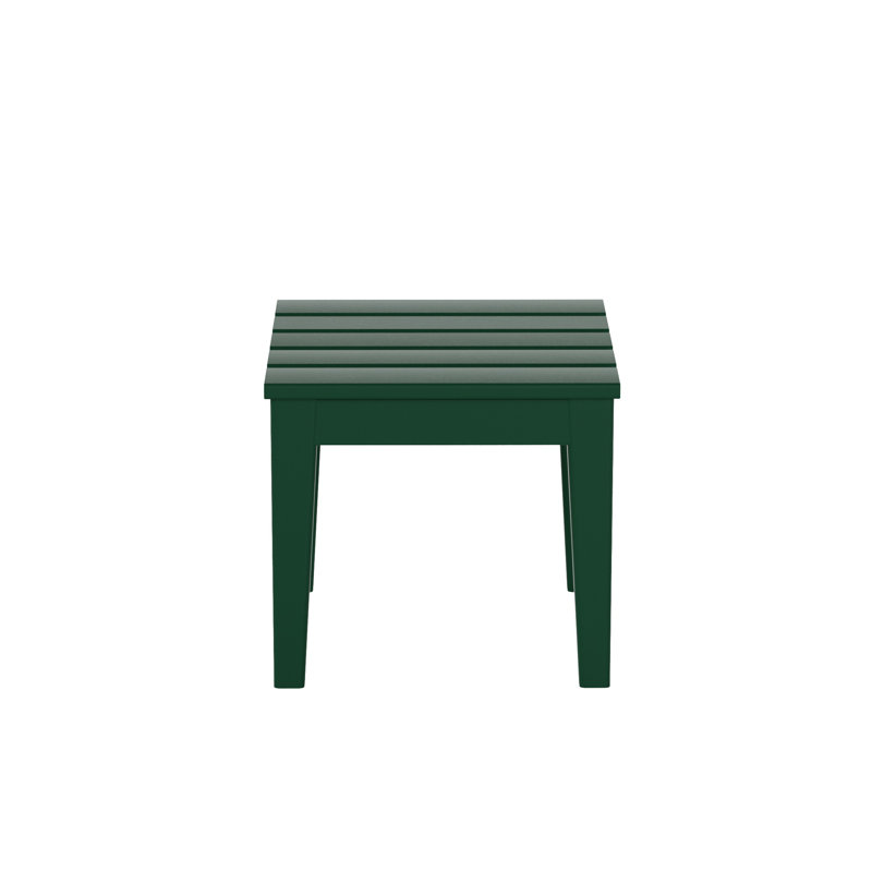 Table d'appoint en plastique Joubert, Vert foncé