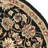 Helena Oriental Hand Hooked Wool Green/Black Area Rug-2037387460