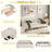 Upholstered Platform Bed With Usb Ports And 2 Drawers-42623675