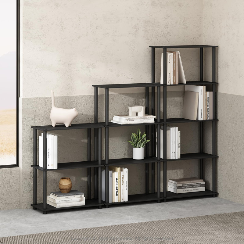 Three layer multi-purpose storage bookshelf, model vase, wine bottle, plant display rack, multifunctional storage rack